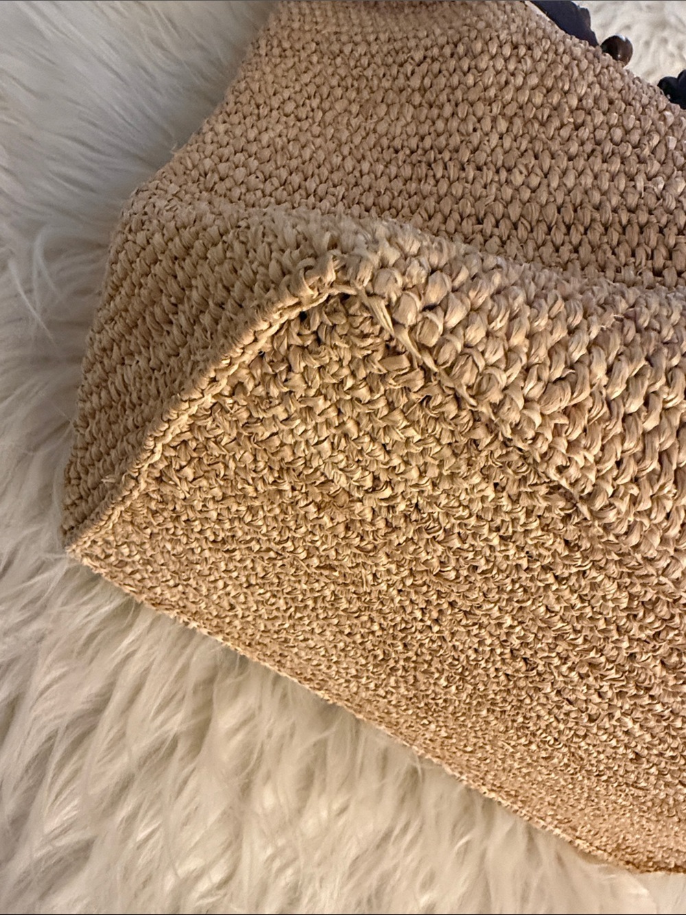 Brighton Woven Straw Tote Bag with Brown Leather and Brass Accents🔥 - Picture 4 of 16